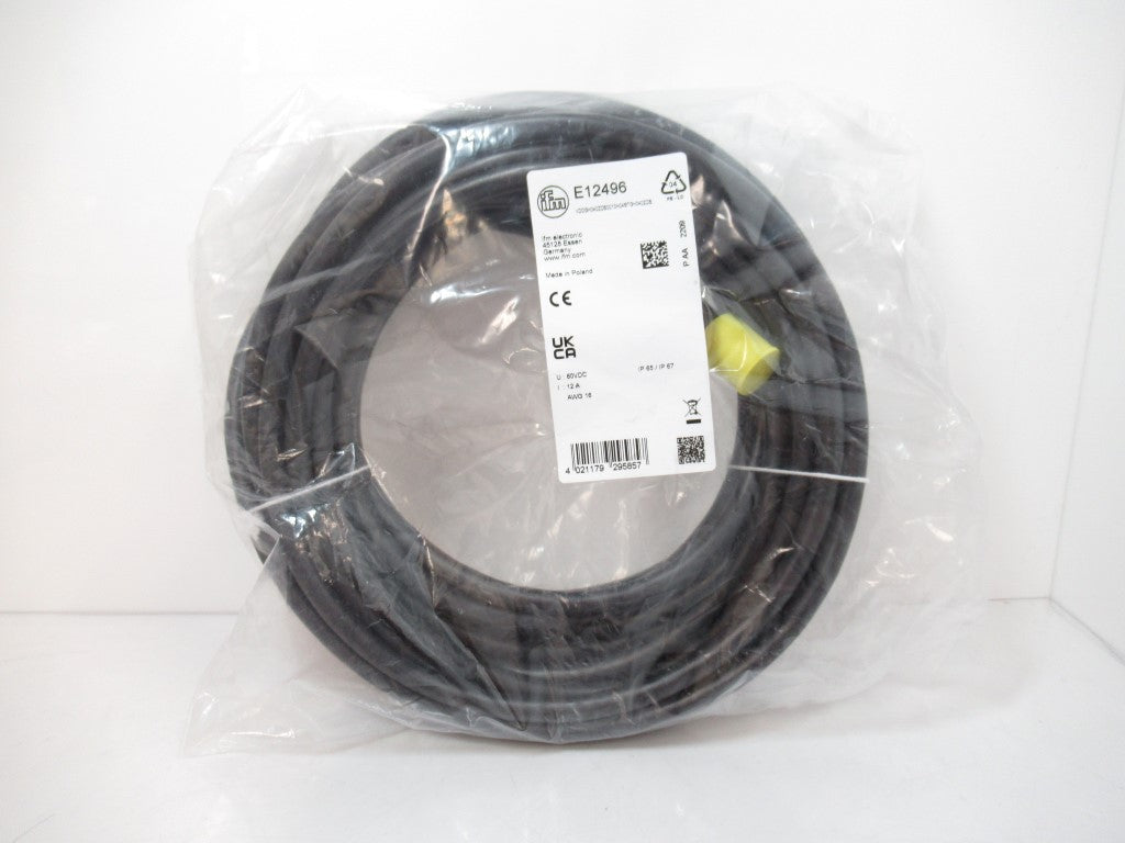 E12496 ADOGD040ZDS0010H04 Ifm Electronic Connecting Cable With Socket, 10m