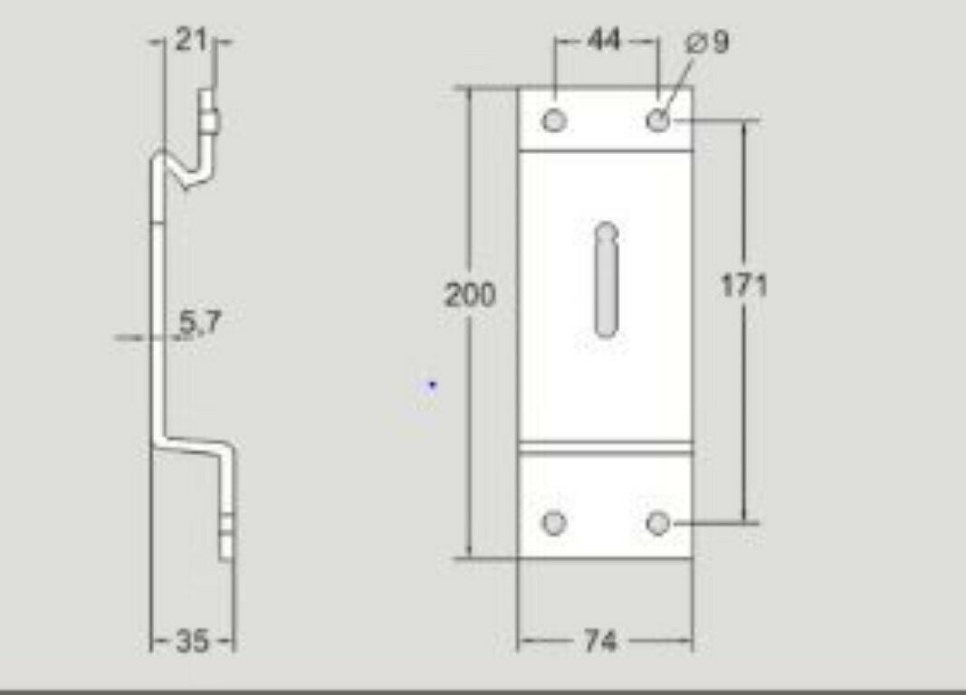 XHCS 88 B XHCS88B Flexlink Beam Support Bracket Sold By Unit, New