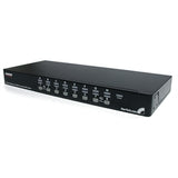 Startech Nt Sv1631Dusbuk 16Port 1U Rackmount Usb Kvm Switch Kit With Osd Rtl