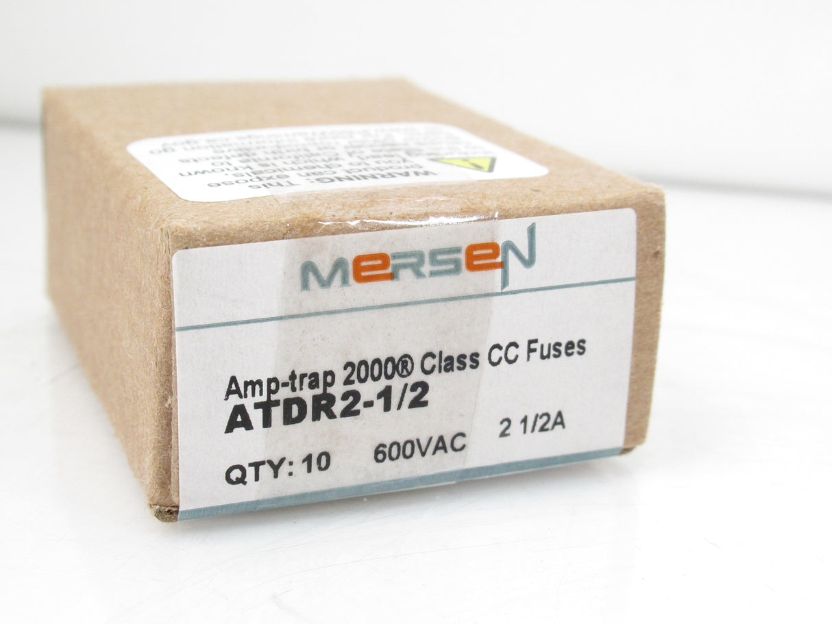 Mersen ATDR2-1/2 Fuse Time-Delay 600V AC, Lot Of 10