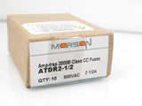 Mersen ATDR2-1/2 Fuse Time-Delay 600V AC, Lot Of 10