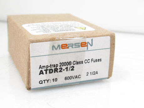 Mersen ATDR2-1/2 Fuse Time-Delay 600V AC, Lot Of 10