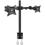 SIIG Accessory CE-MT0Q11-S1 Articulating Dual Monitor Mount 27-32inch BrownBox