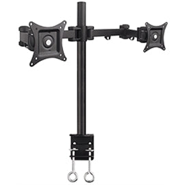 SIIG Accessory CE-MT0Q11-S1 Articulating Dual Monitor Mount 27-32inch BrownBox