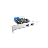 Vantec UGT-PC345 4-Port SuperSpeed USB 3.0 PCIe Host Card w  Internal 20-Pin