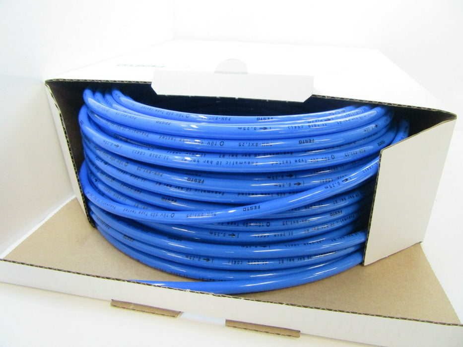 Festo PUN-8X1,25-BL 159666 Plastic Tubing 8 mm Blue Sold Per 50 Meters