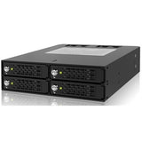 ICY DOCK MB994SK-1B 4x2.5 SAS SATA 6Gb s HDD SSD Mobile Rack with Key Lock