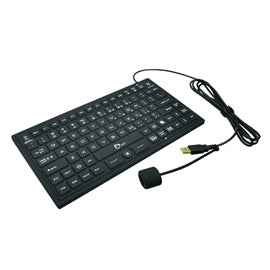 SIIG KB JK-US0911-S1 Industrial Medical Grade Washable Backlit Keyboard