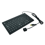 SIIG KB JK-US0911-S1 Industrial Medical Grade Washable Backlit Keyboard