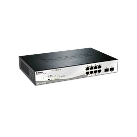 D-Link Network DGS-1210-10 Web Smart 8-Port Gigabit Switch with 2 SFP Slots