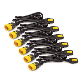 APC Cable AP8704S-NA 10A Power Cord Kit Locking C13 to C14 1.2m 390P Brown Box
