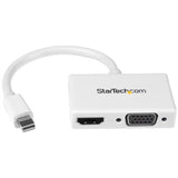 StarTech Accessory MDP2HDVGAW 2-in-1 MiniDP to HDMI VGA Converter A V Adapter