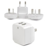 StarTech Accessory USB2PACWH Dual Port USB Wall Charger 17W 3.4A White Retail