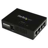 StarTech POEINJ4G 4PT Gigabit Midspan PoE+ Injector 802.3at af Retail
