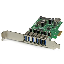 StarTech PEXUSB3S7 7PT PCI Express USB3.0 Card Standard and Low-Profile Retail