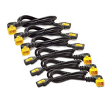 APC Cable AP8706R-WW Power Cord Kit (6ea) Locking C13 to C14 90Degree 1.8m
