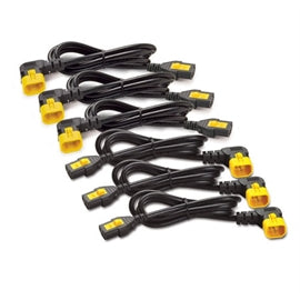 APC Cable AP8706R-WW Power Cord Kit (6ea) Locking C13 to C14 90Degree 1.8m