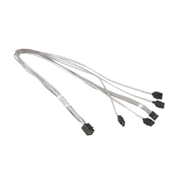 Supermicro Cable CBL-SAST-0631 55cm mini SAS HD to 4 SATA w SB 30AWG Retail