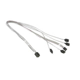 Supermicro Cable CBL-SAST-0631 55cm mini SAS HD to 4 SATA w SB 30AWG Retail