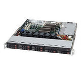 Supermicro Case CSE-113TQ-600CB 1U 8x2.5 SAS SATA Bay 4x 40x56mm Fan 600W Bk