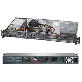 Supermicro System SYS-5018A-FTN4(3YR) 1U Atom C2758 2x3.5 SATA PCIE DDR3 200W