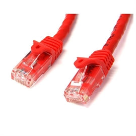 StarTech N6PATCH3RD 3ft Cat6 Patch Cable with Snagless RJ45 Connectors Red RTL