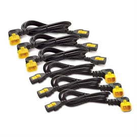 APC Cable AP8702R-NA Power Cord Kit (6 ea) Locking C13 to C14 0.6m Brown Box
