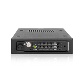 ICY DOCK MB491SKL-B 2.5� SATA SAS HDD SSD Mobile Rack f 3.5 Front Device Bay