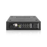 ICY DOCK MB491SKL-B 2.5� SATA SAS HDD SSD Mobile Rack f 3.5 Front Device Bay