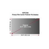 ViewSonic AC VSPF2300 23 Privacy Filter Screen Protector f Widescreen Black