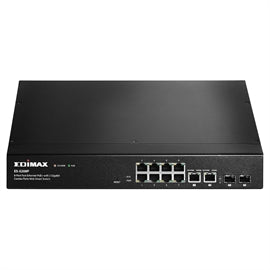 Edimax Network ES-5208P Switch 8PT Fast Ethernet PoE+ w 2xGigabit Combo PT