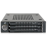 ICY DOCK MB993SK-B 3Bay 2.5 SAS SATA HDD SSD Rack f 3.5 Device Bay Retail
