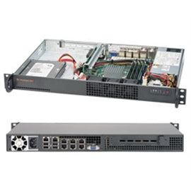 Supermicro SYS-5018A-TN7B 1U RM Atom C2758 Rangeley 8C SoC 1x3.5 4x2.5 200W