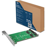 Vantec UGT-M2ST220 Multi-size Dual M.2 to 2xSATA III Port Converter Kit Retail