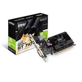 MSI VCX GT 710 2GD3 LP GT710 2G DDR3 OC 64B DL-DVID HDMI D-Sub RTL