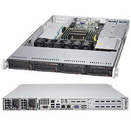 Supermicro SYS-5018R-WR(3YR) 1U RM E5-2600v3 S2011 DDR4 C612 SATA PCIE 500W