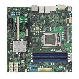 Supermicro MBD-X11SAE-M-O(3YR) S1151 E3-1200v5 C236 SATA PCIE MATX Brown Box