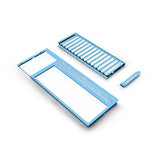 CHENBRO AC 84H342310-005 Rear Window 15-Slot w Slot Brackets RM41300 42300