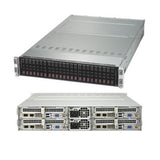 Supermicro SYS-2028TP-HC1R-SIOM 2U E5-2600v3 v4 S2011 6x2.5HS 200W Brown Box