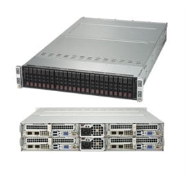 Supermicro SYS-2028TP-HC1R-SIOM 2U E5-2600v3 v4 S2011 6x2.5HS 200W Brown Box