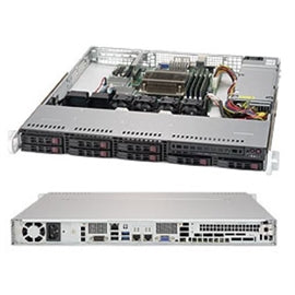 Supermicro SY SYS-1019S-MC0T 1U E3-1200v5 C236 8x2.5HS 340W Brown Box