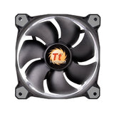 Thermaltake Fan CL-F055-PL12WT-A Riing 12 LED 3 fan 120mm White Retail
