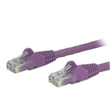 StarTech CB N6PATCH14PL 14ft Cat6 Ethernet Patch Cable w Snagless RJ45 Purple