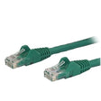 StarTech CB N6PATCH9GN 9ft Cat6 Ethernet Patch Cable w Snagless RJ45 Green RTL