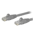 StarTech CB N6PATCH9GR 9ft Cat6 Ethernet Patch Cable w Snagless RJ45 Gray RTL