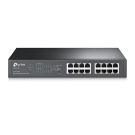 TP-Link NT TL-SG1016PE 16PT Gigabit Easy Smart PoE Switch w 8-Port PoE+ Retail