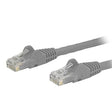 StarTech CB N6PATCH4GR 4ft Cat6 Ethernet Patch Cable w Snagless RJ45 Gray RTL