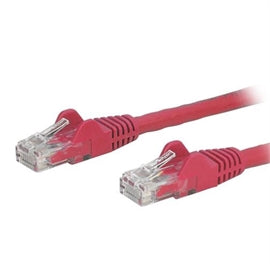 StarTech CB N6PATCH4RD 4ft Cat6 Ethernet Patch Cable w Snagless RJ45 Red RTL