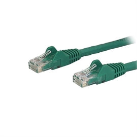 StarTech CB N6PATCH14GN 12ft Cat6 Ethernet Patch Cable w Snagless RJ45 Green