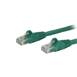 StarTech CB N6PATCH30GN 30ft Cat6 Ethernet Patch Cable w Snagless RJ45 Green